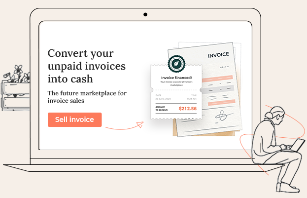 Inloggad - Sälj fakturan Sälj enstaka eller flera fakturor med Invoier Flex